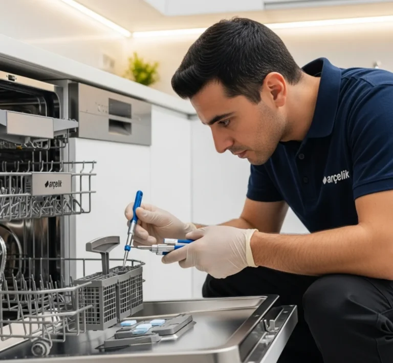 Arçelik Bulaşık Makinesi Tableti Atıyor