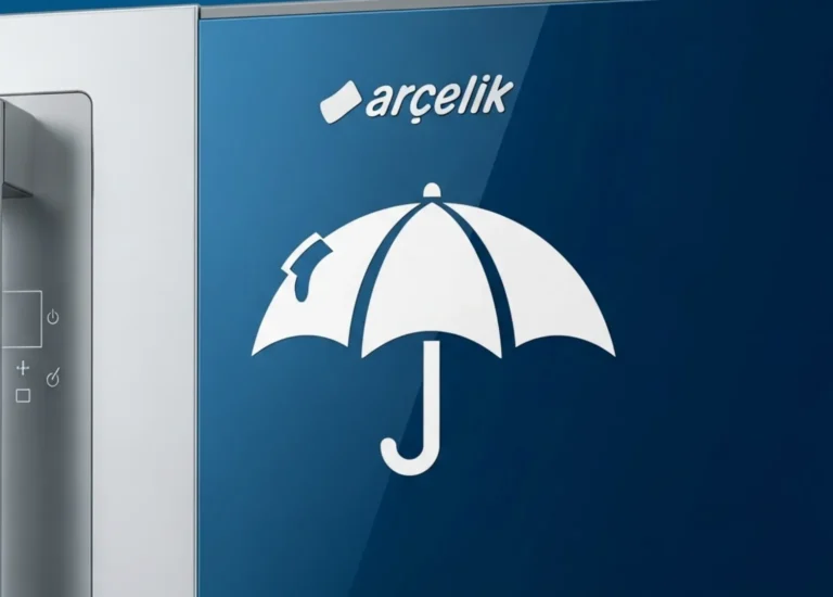 Arçelik Buzdolabı Şemsiye İşareti