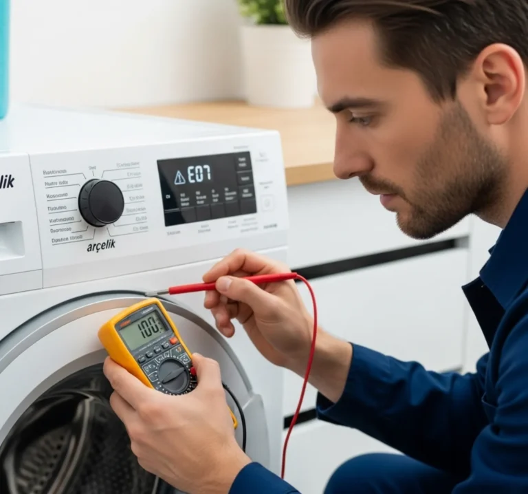 Arçelik Çamaşır Makinesi E07 Hatası