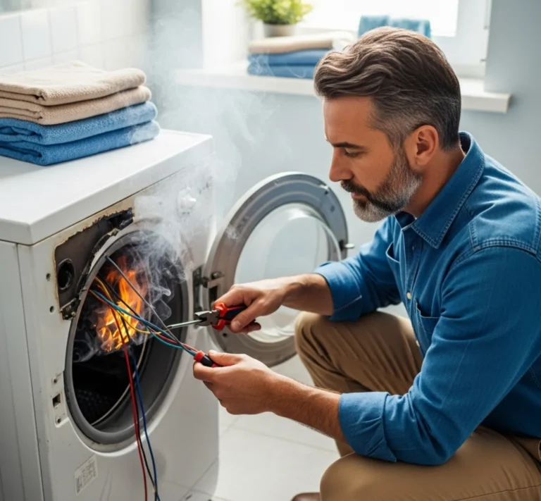 Çamaşır Makinesinden Yanık Koku Gelmesi Ne Anlama Gelir?