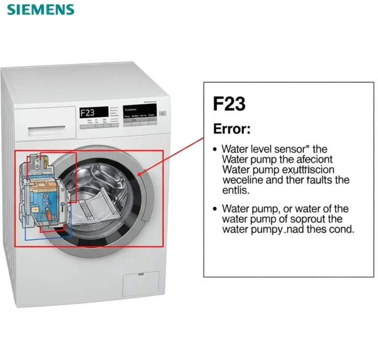 Siemens Çamaşır Makinesi F23 Hatası