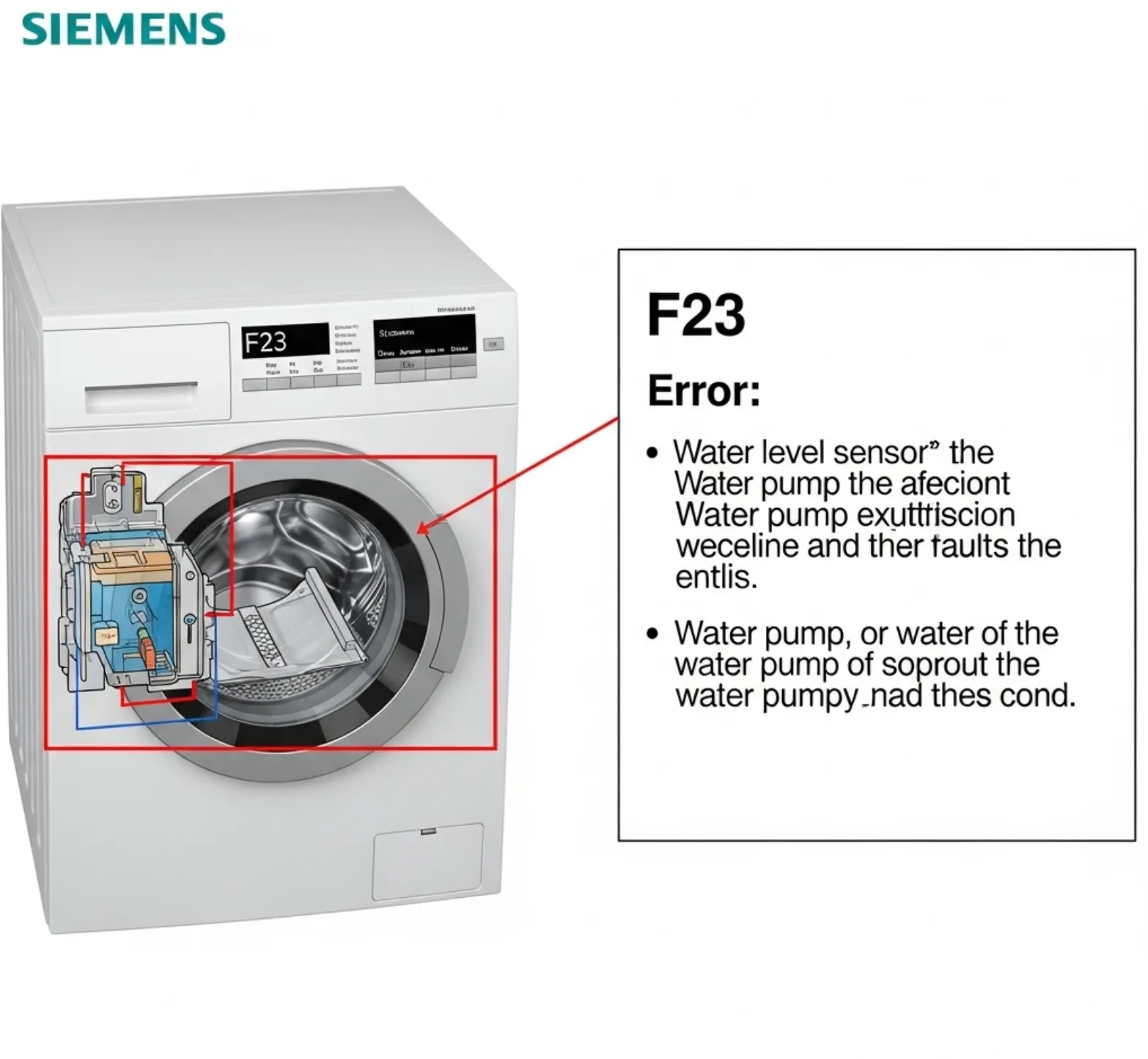 Siemens Çamaşır Makinesi F23 Hatası